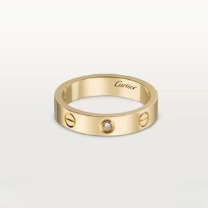 Cartier Gold Ring with Diamond